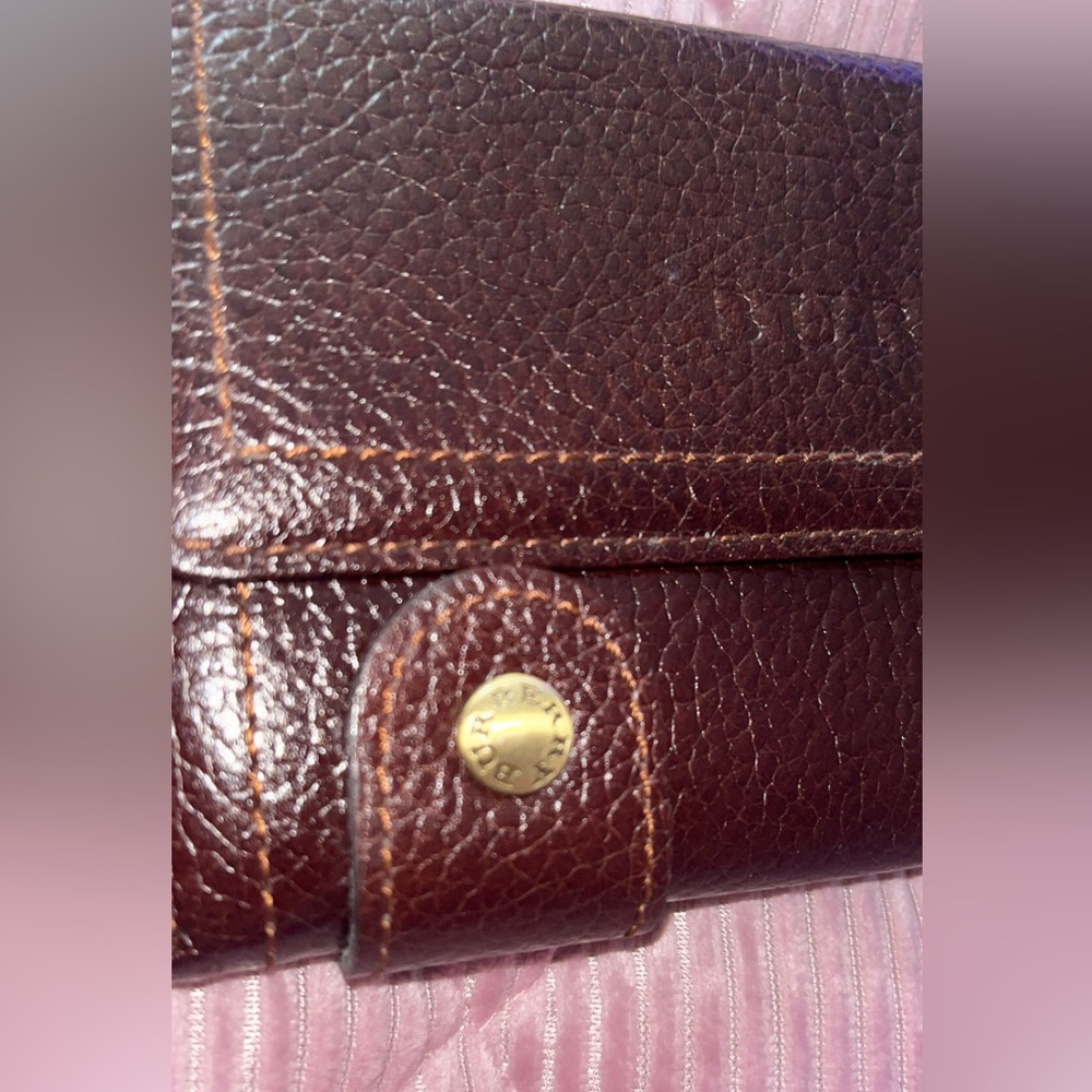 Burberry Dark Brown Women’s Leather Wallet
